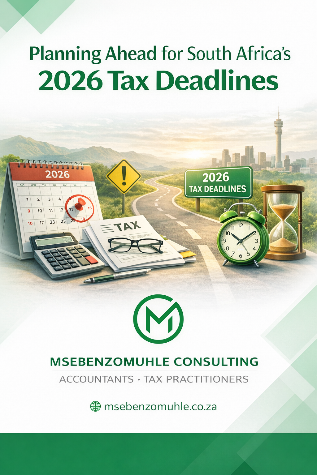Tax planning documents and financial paperwork on a desk