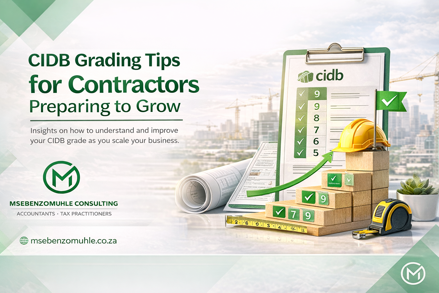 Construction planning materials and contractor paperwork